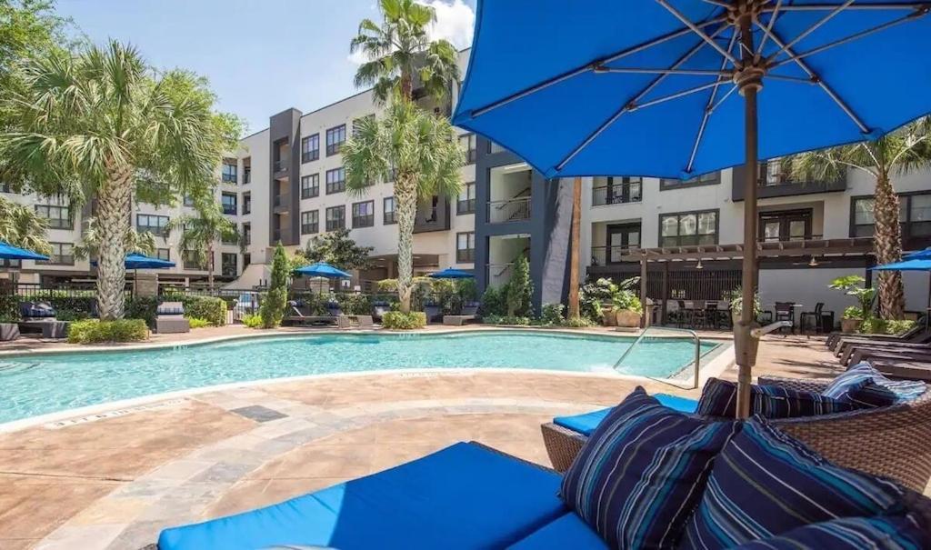 Modern Galleria Apt-Freeparking-Pool-Fast Wifi-Med Ctr Houston Eksteriør billede
